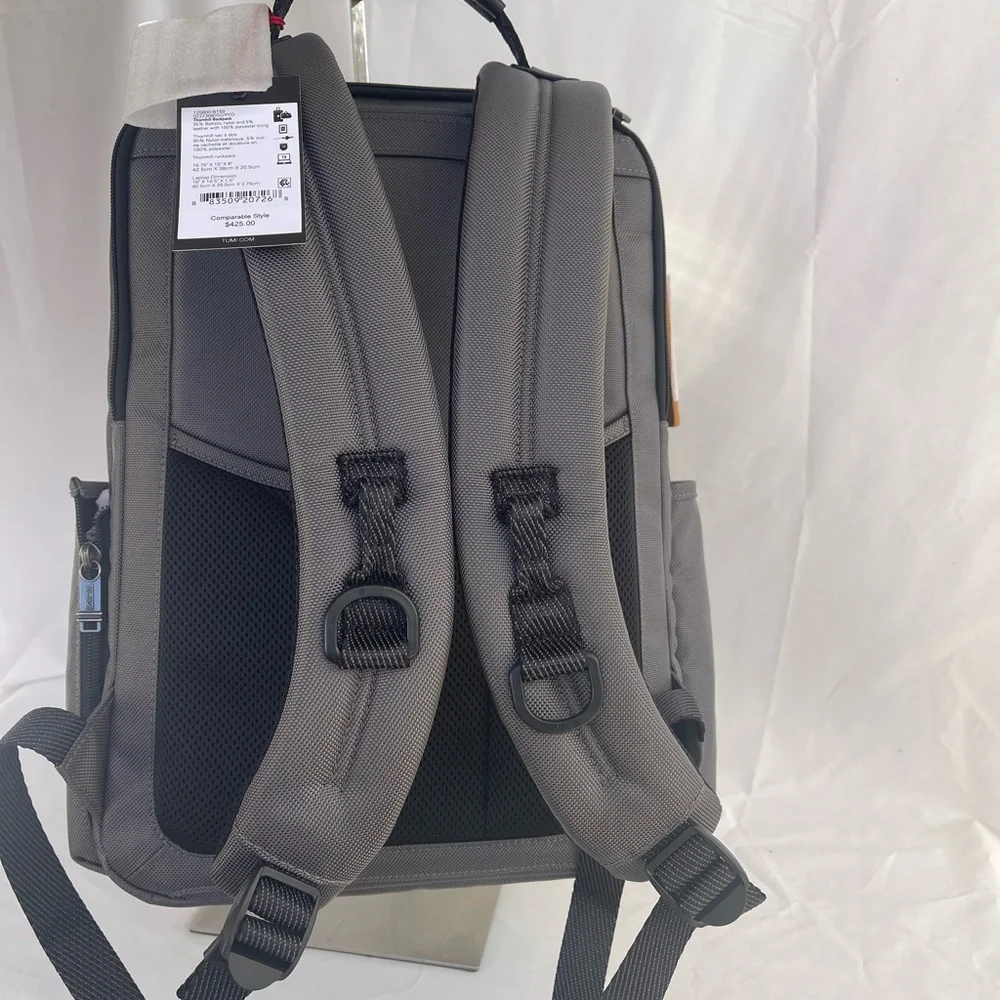 Tumi Fremont THORNHILL 16.75” Ballistic Nylon Backpack Gray NEW $425